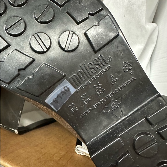 Silver Glitter Melissa Fullness Rain Boot - Picture 3 of 3